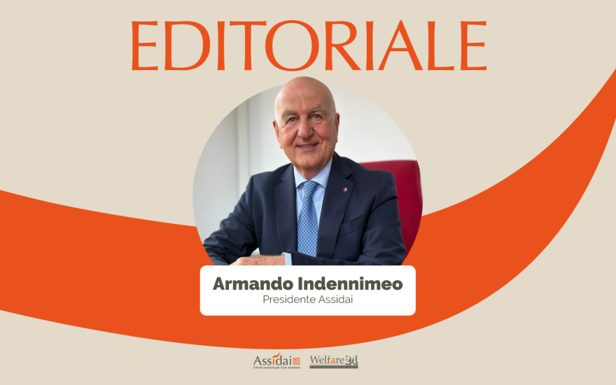 Ritratto in primo piano di Armando Indennimeo, Presidente di Assidai