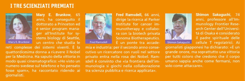 scienziati scoperte le cellule guardiane premio nobel medicina